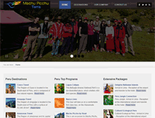 Tablet Screenshot of machupicchuterra.com